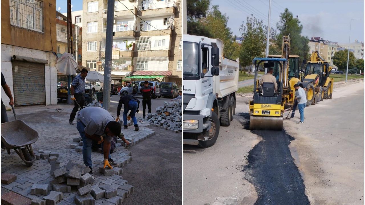 Diyarbakır’da tahrip olan cadde ve kaldırımlar yenileniyor