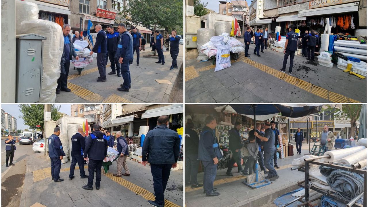 Diyarbakır'da kaldırım işgallerine karşı ortak denetim