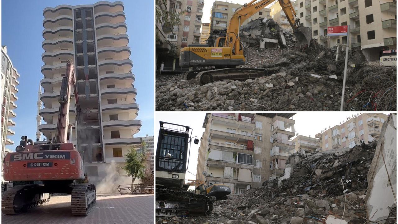 Diyarbakır'da ağır hasarlı binaların yarısından fazlası yıkıldı