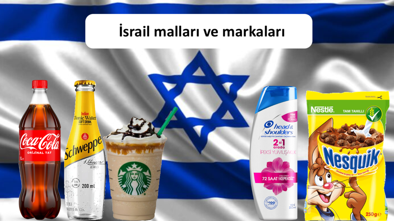 İsrail malları ve İsrail markaları güncel liste 2023