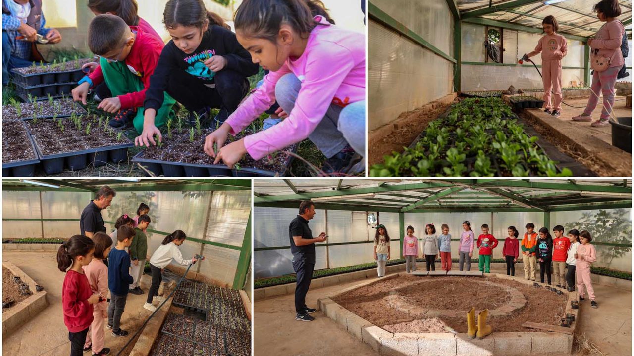 Diyarbakır'da çocuklar tıbbi ve aromatik bitkiler yetiştiriyor