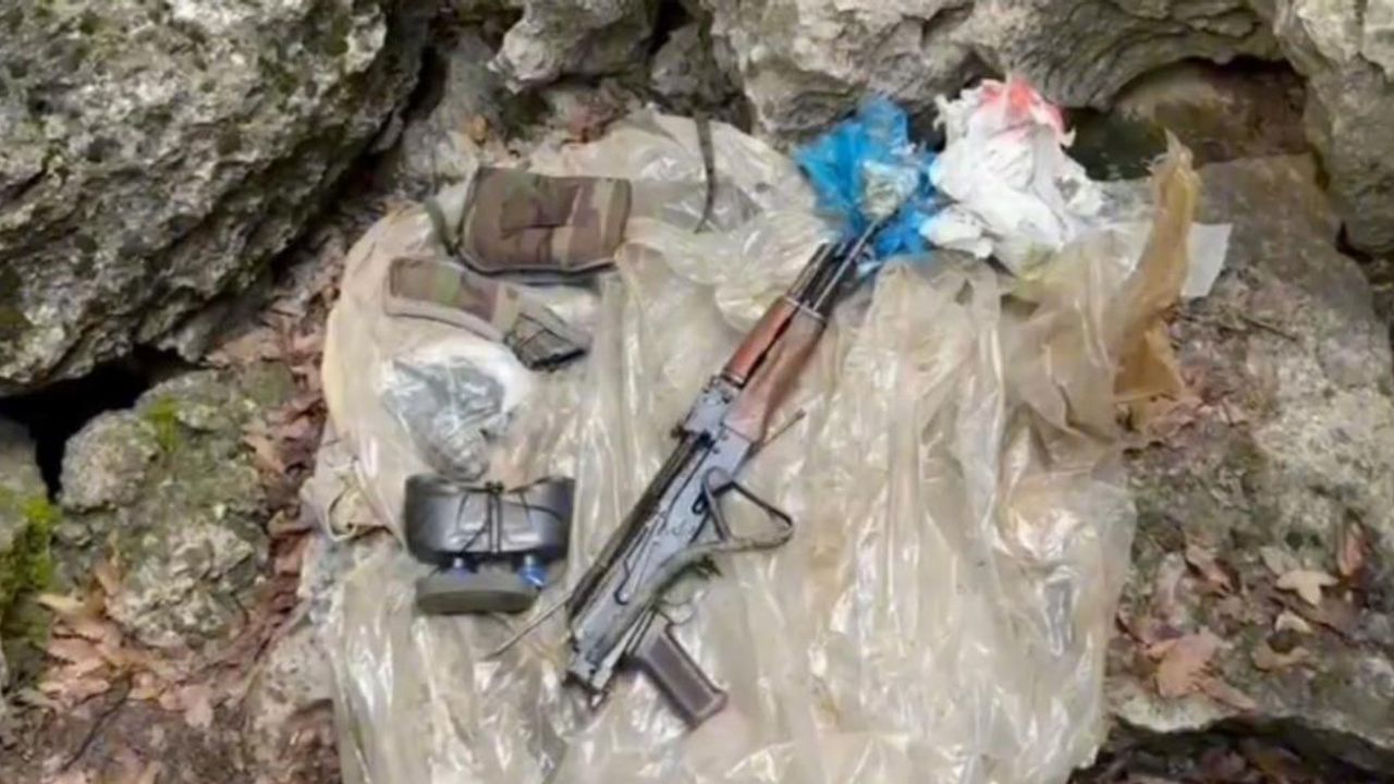 Diyarbakır’da PKK'nin kullandığı mağara ve sığınaklar tespit edildi! Patlayıcıyla infilak ettirildi