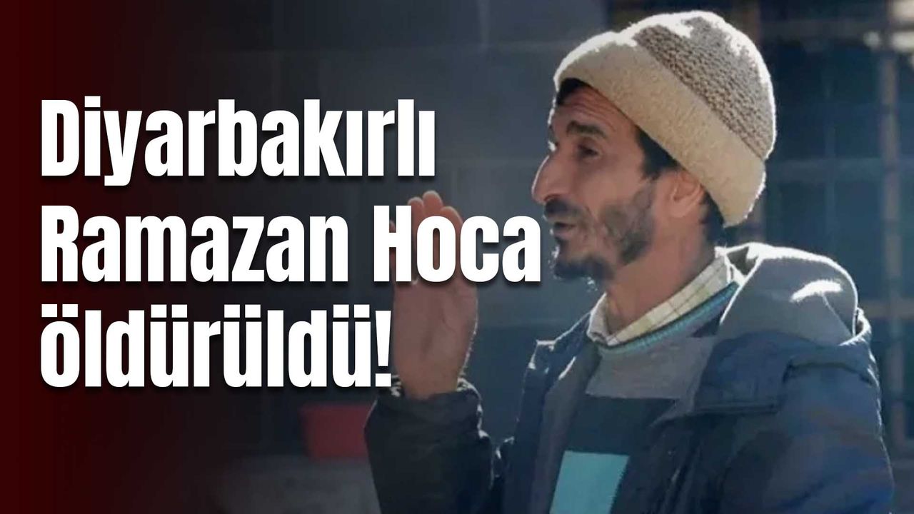 Diyarbakırlı Ramazan Hoca bıçaklı saldırıda öldürüldü!