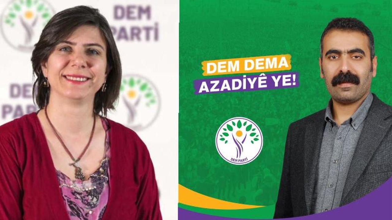 Son Dakika- DEM Parti'nin Diyarbakır Büyükşehir Belediye Eş Başkan (Kadın-Erkek) adayı belli oldu