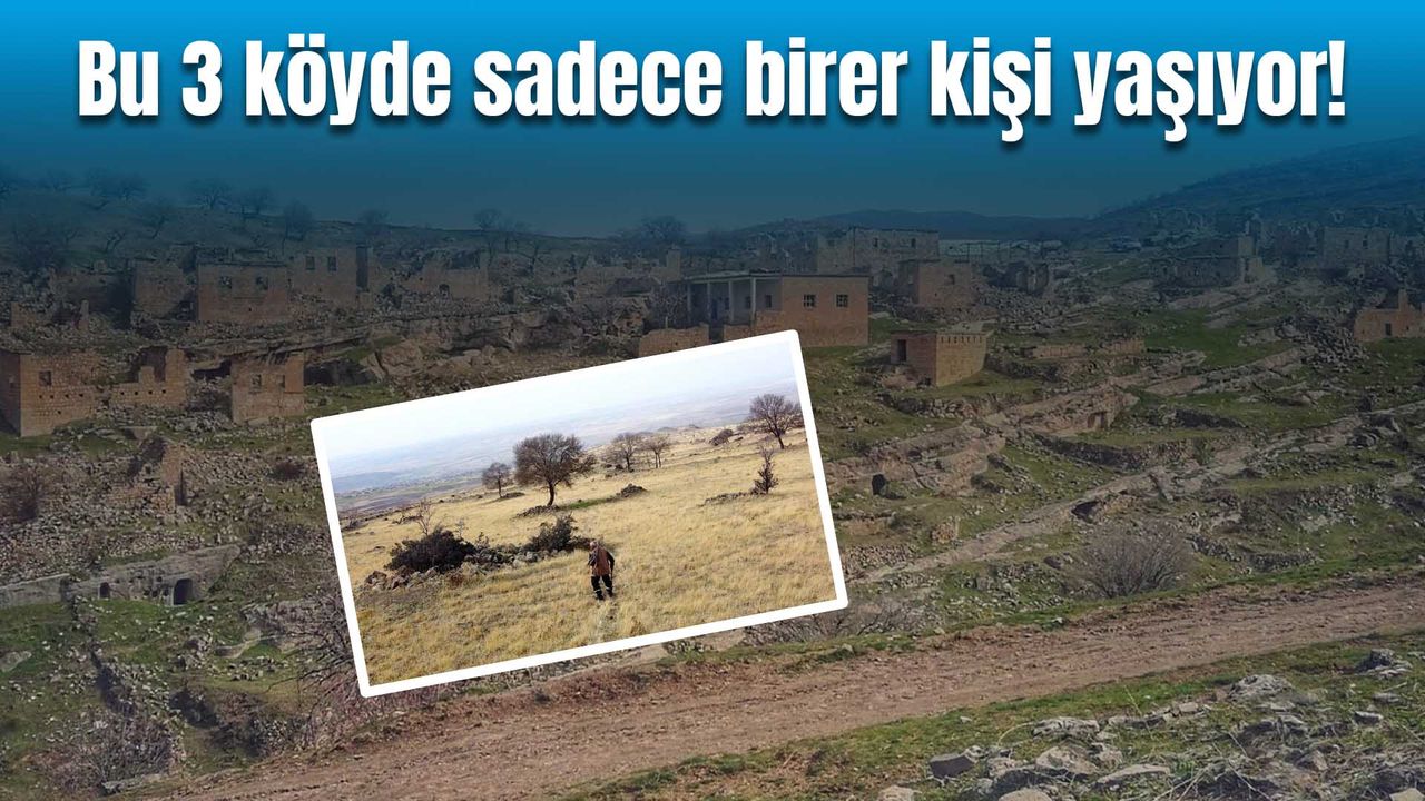 Bitlis, Siirt ve Şırnak'ta bu köylerde sadece birer kişi yaşıyor
