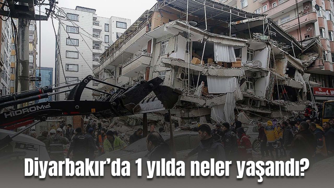 6 Şubat depremlerinin birinci yılı: Diyarbakır’da neler yaşandı?