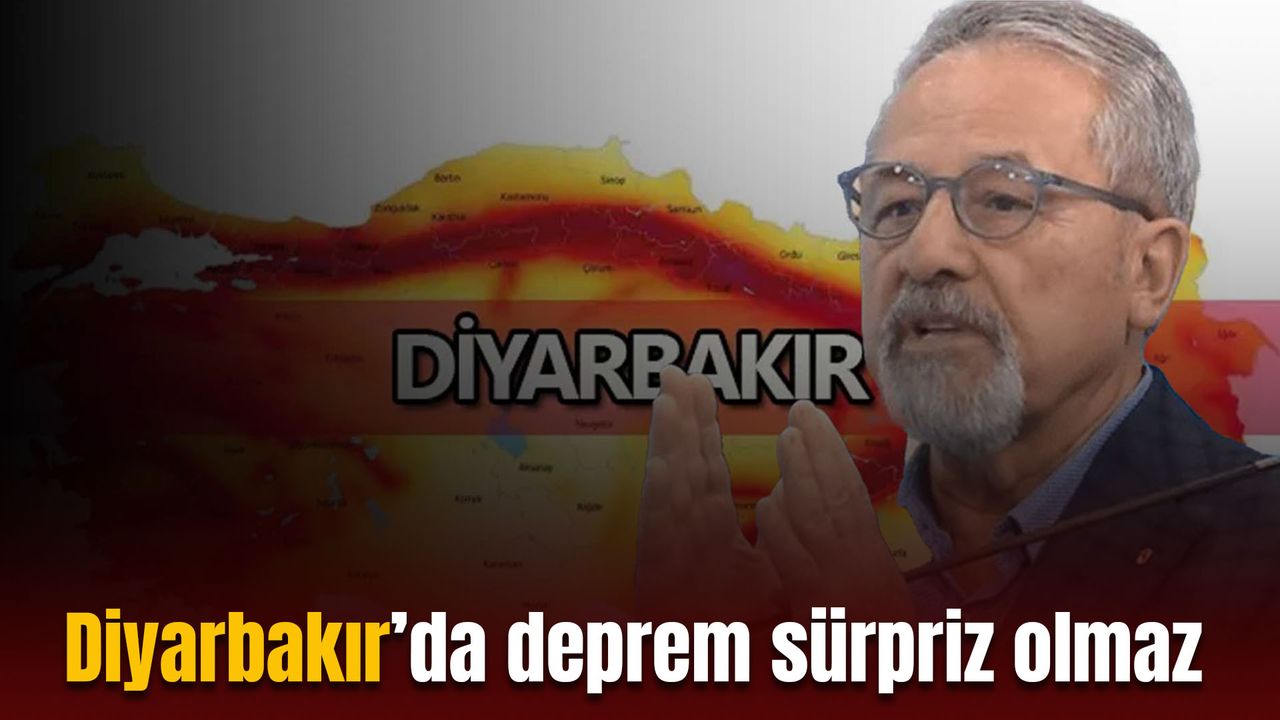 Prof. Dr. Naci Görür: Diyarbakır’da deprem olması sürpriz olmaz