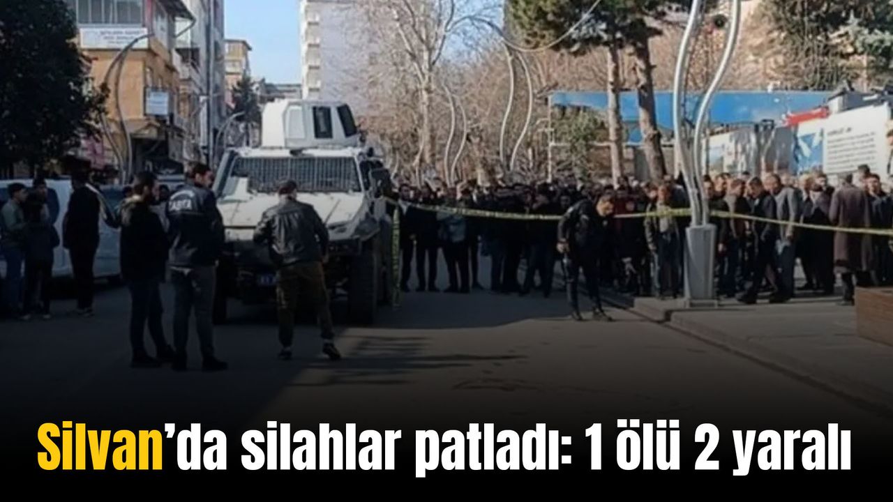 Silvan’da çıkan silahlı kavgada 1 kişi öldü