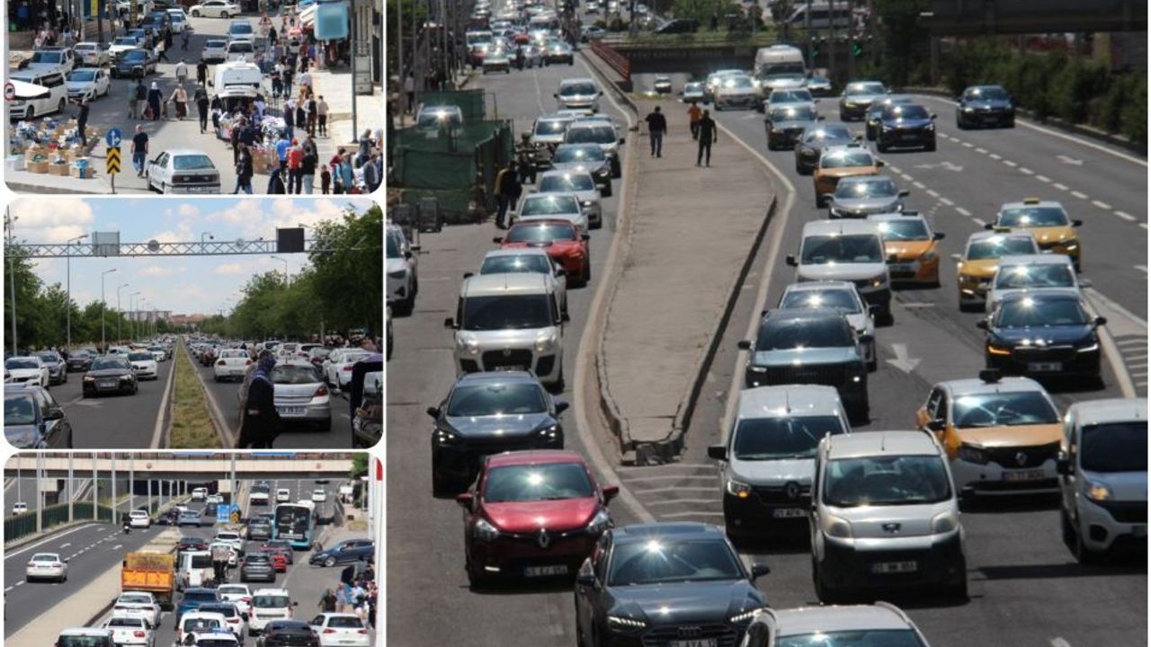 Diyarbakır'da Bayram Yoğunluğu Trafiğe Yansıdı