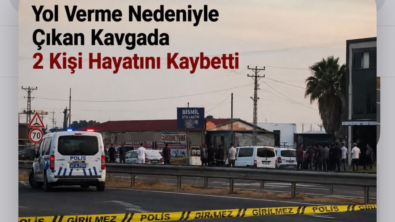 Yol Verme Kavgası Can Aldı: 2 Ölü, 7 Yaralı