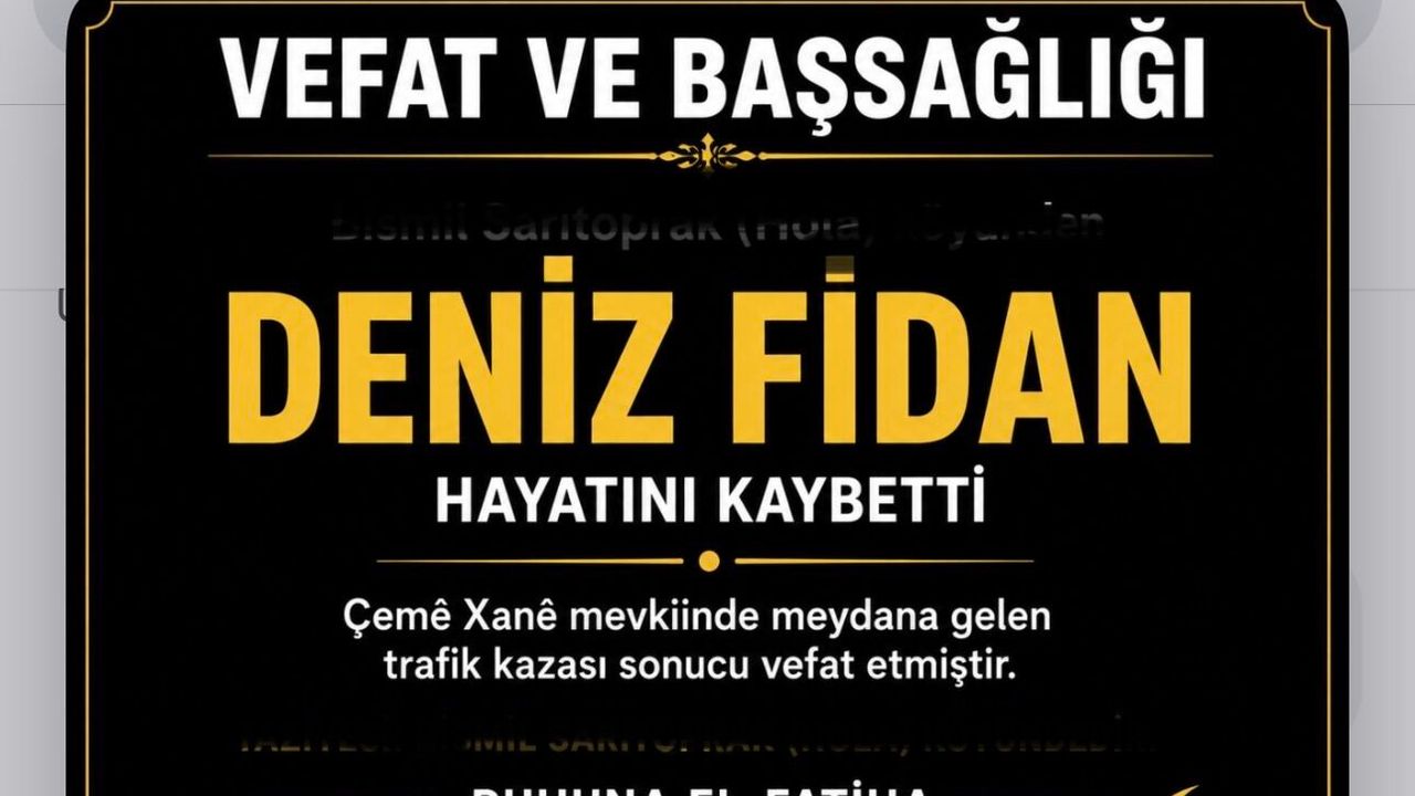 Savur Çayında Acı Kaza: 6 Yaşındaki Deniz Fidan Hayatını Kaybettİ DÜZELTME