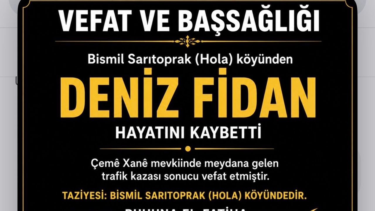 Savur Çayında Acı Kaza: 6 Yaşındaki Deniz Fidan Hayatını Kaybetti