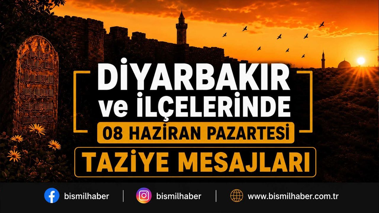 Diyarbakır ve İlçelerinde (08 Haziran Pazartesi) V