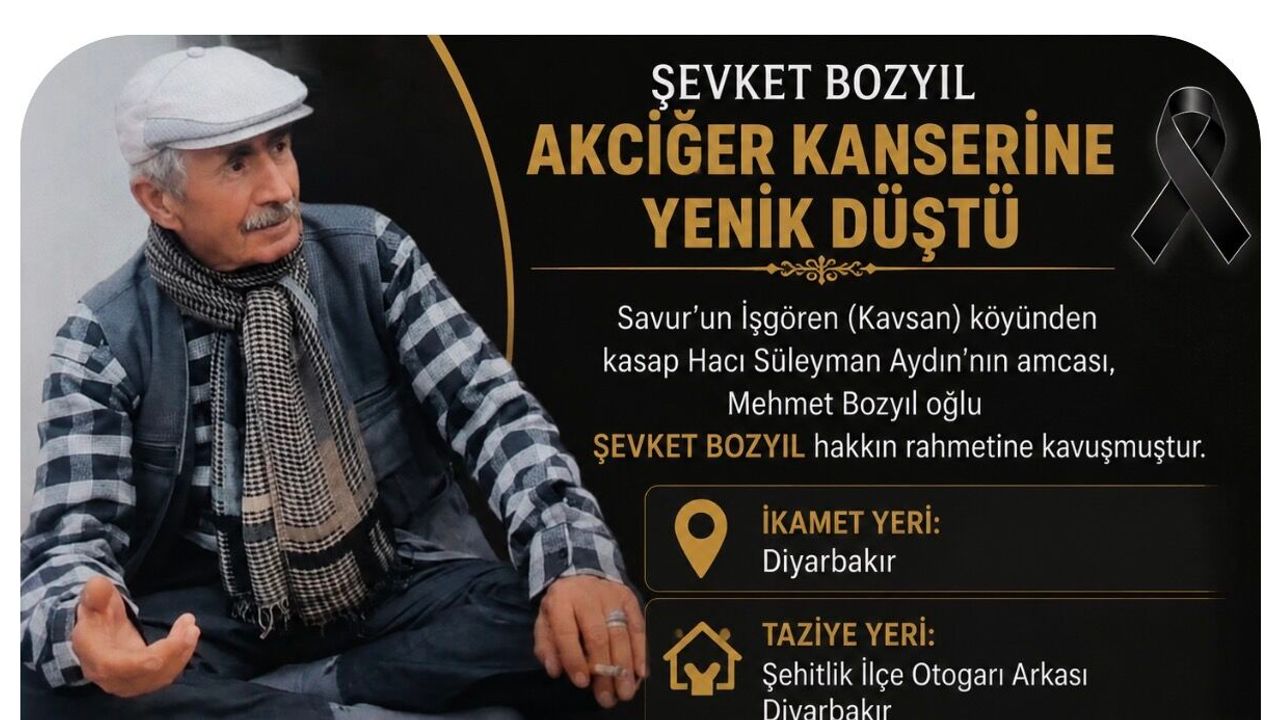 Şevket Bozyıl Akciğer Kanserine Yenik Düştü