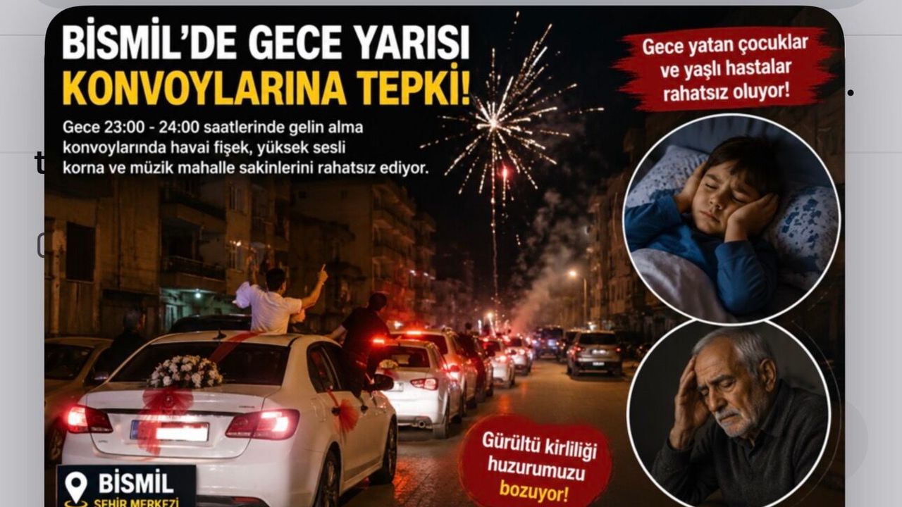 Bismil’de Gece Yarısı Konvoylarına Tepki: Vatandaş