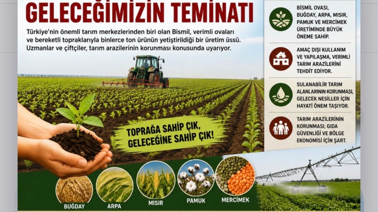 Tarımın Başkenti Bismil’de Toprak Hassasiyeti