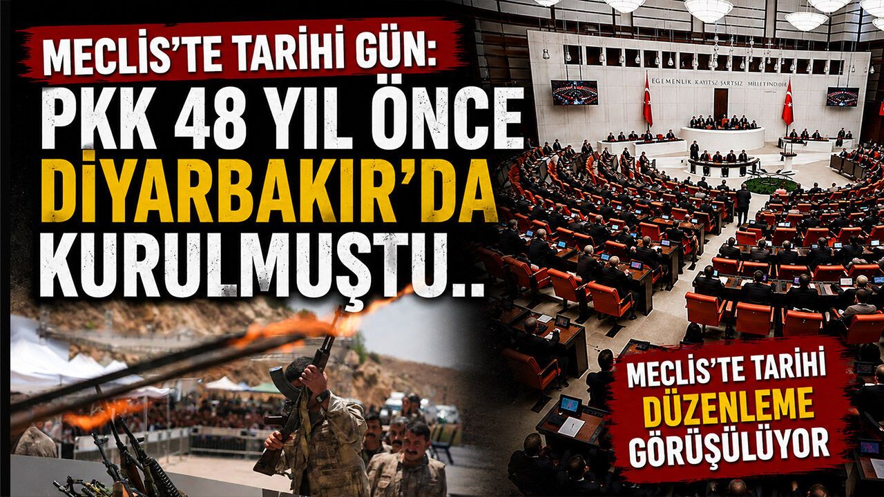 Meclis’te Tarihi Gün: PKK 48 Yıl Önce Diyarbakır'da Kurulmuştu..