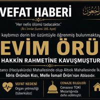 Vefat