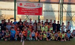 Kahta'da 2023 Yaz Kuran Kursları Futbol Turnuvası Başladı