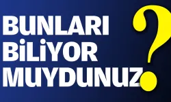 Bunları Biliyormuydunuz?