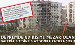 Deprem'de Yerle Bir Olan Galeria Sitesine 6 Ay Sonra Elektrik Faturası Gönderildi