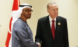 Cumhurbaşkanı Erdoğan, BAE Devlet Başkanı Al Nahyan ile Hindistan'da Görüştü