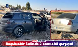 Bismil’de trafik kazası: iki araç çarpıştı