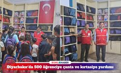 Diyarbakır'da 500 öğrenciye kırtasiye yardımı yapıldı