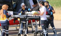 Diyarbakır'da 2,5 yaşındaki Eda için ambulans helikopter sevk edildi