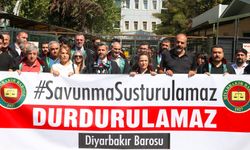 Avukatlara yönelik şiddet Diyarbakır'da protesto edildi