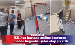 Diyarbakır’da madde bağımlısı şahıs hastanede olay çıkardı