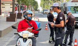 Diyarbakır’da motosiklet sürücülerine kask uyarısı