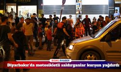 Diyarbakır’da motosikletli saldırganlar dehşet saçtı: 2 yaralı