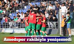 Lider Amedspor 7 maç sora puan kaybetti