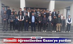 Bismil'de Kur'an kursu talebeleri Gazze için harçlıklarını bağışladı