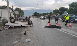 Refüje Çarpan Aracın Şoförü Yaşamını Yitirdi