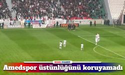 Amedspor öne geçtiği maçta 2 puan kaybetti