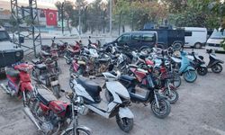 137 çalıntı motosiklet düzenlenen operasyon ile ele geçirildi