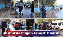 Bismil’de cadde, sokak ve kaldırımlar yıkandı