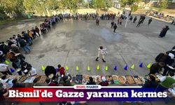 Bismil’de öğrenciler Gazze yararına kermes düzenledi