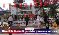 Bismil’de lösemili çocuklar yararına kermes düzenlendi