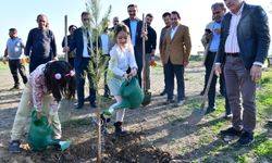 Bismil’de Milli Ağaçlandırma Günü nedeni ile fidan dikildi