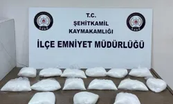 Gaziantep'te 14 kilogram metamfetamin ele geçirildi