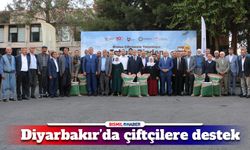 Diyarbakır'da çiftçilere kırmızı mercimek tohumu dağıtıldı