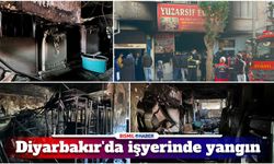 Diyarbakır'da yangın: ikinci el eşya dükkanı kullanılamaz hale geldi