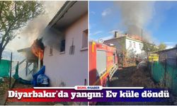 Diyarbakır’da pazarda olan vatandaşın evi yandı