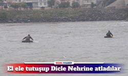 2 kız kardeş, el ele tutuşup Dicle Nehrine atladılar