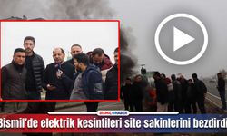 Bismil’de site sakinleri elektrik kesintilerini protesto etti