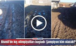 Çamuru ile meşhur Bismil ilçesinde kış olimpiyatları başladı