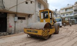 Mardin'de yol çalışmaları hız kesmeden devam ediyor